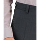 Men's Modern-Fit Solid Wool Blend Suit Trousers