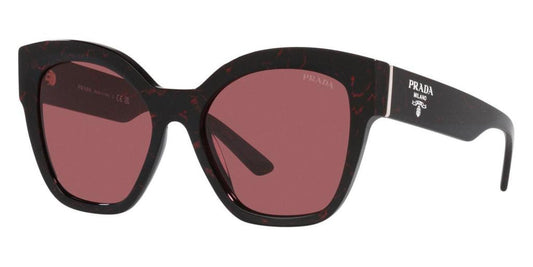 Prada Women's PR-17ZS-11F08S Fashion 54mm Black/Etruscan Marble Sunglasses