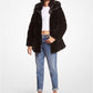 Quilted Faux Fur Jacket