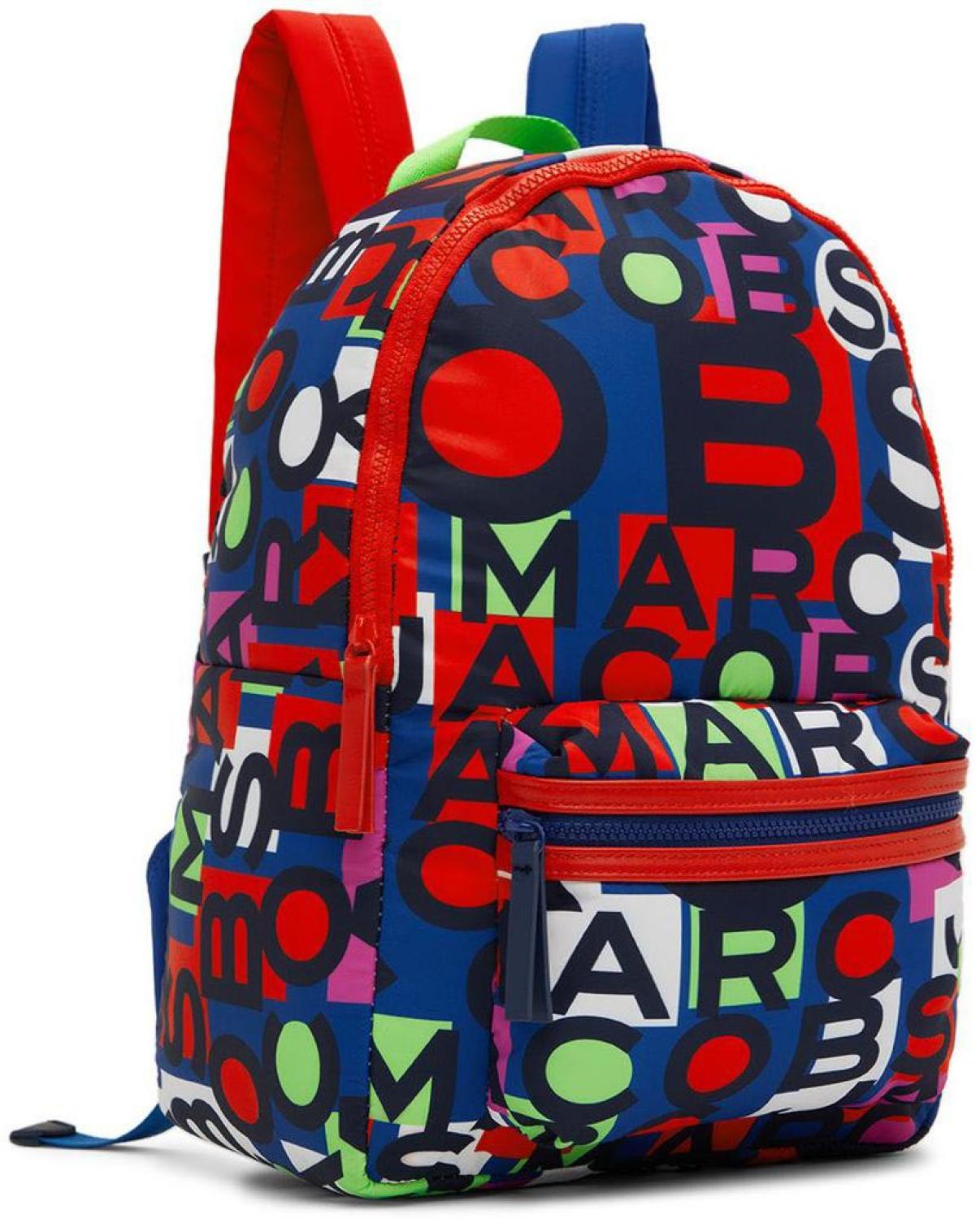 Kids Blue & Red Logo Backpack