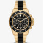 Oversized Everest Gold-Tone and Silicone Watch