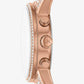 Ritz Pavé Rose Gold-Tone Watch