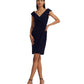Jersey Off-the-Shoulder Cocktail Dress