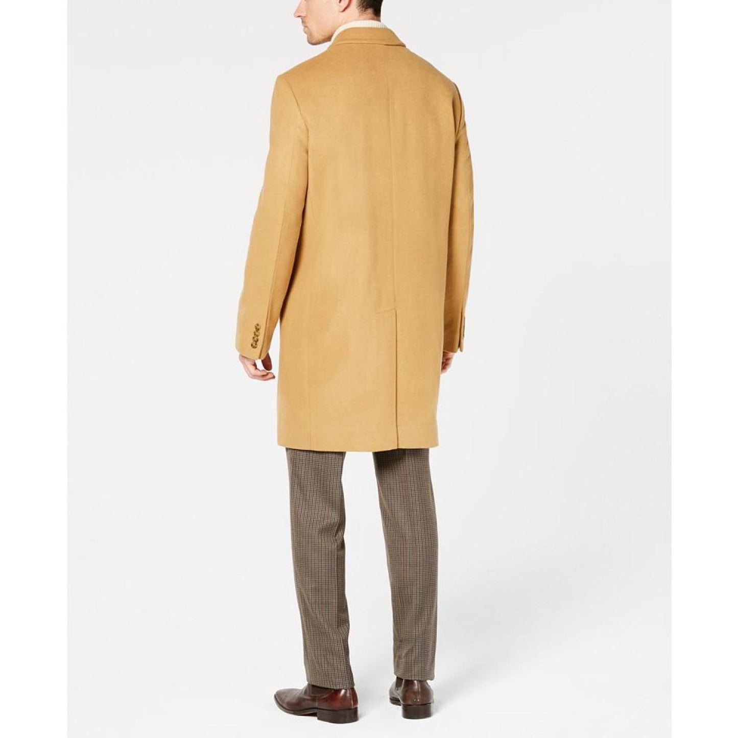 Michael Kors Men's Madison Wool Blend Modern-Fit Overcoat