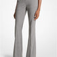 Haylee Stretch Wool Flannel Flared Trousers