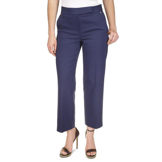 Petite Straight-Leg Flap-Pocket Pants