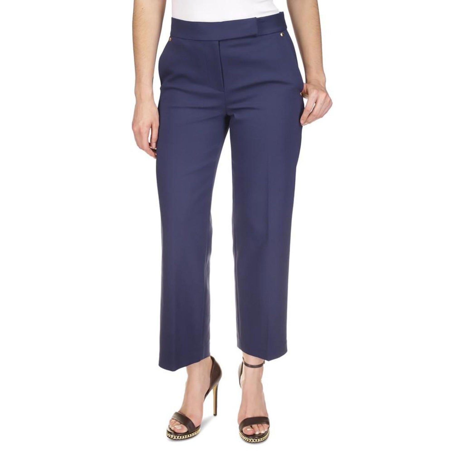 Women's Straight-Leg Flap-Pocket Pants, Regular & Petite Sizes