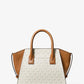 Avril Small Logo Top-Zip Satchel