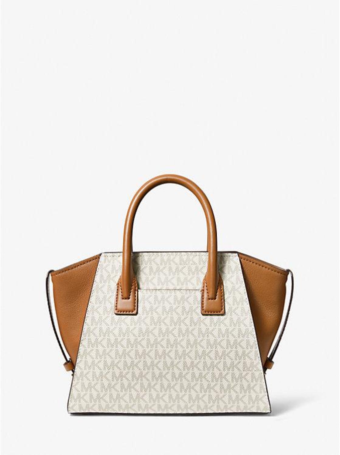 Avril Small Logo Top-Zip Satchel