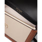 Knott Color-Blocked Pebbled Leather Flap Crossbody