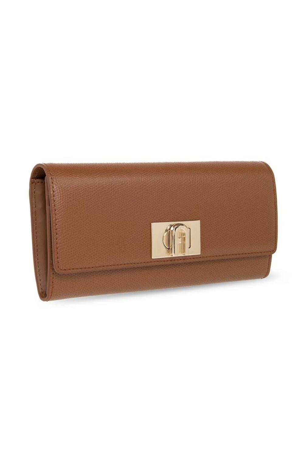 Furla 1927 Twist-Lock Foldover Wallet