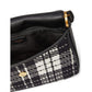 Hudson Plaid Medium Convertible Flap Crossbody