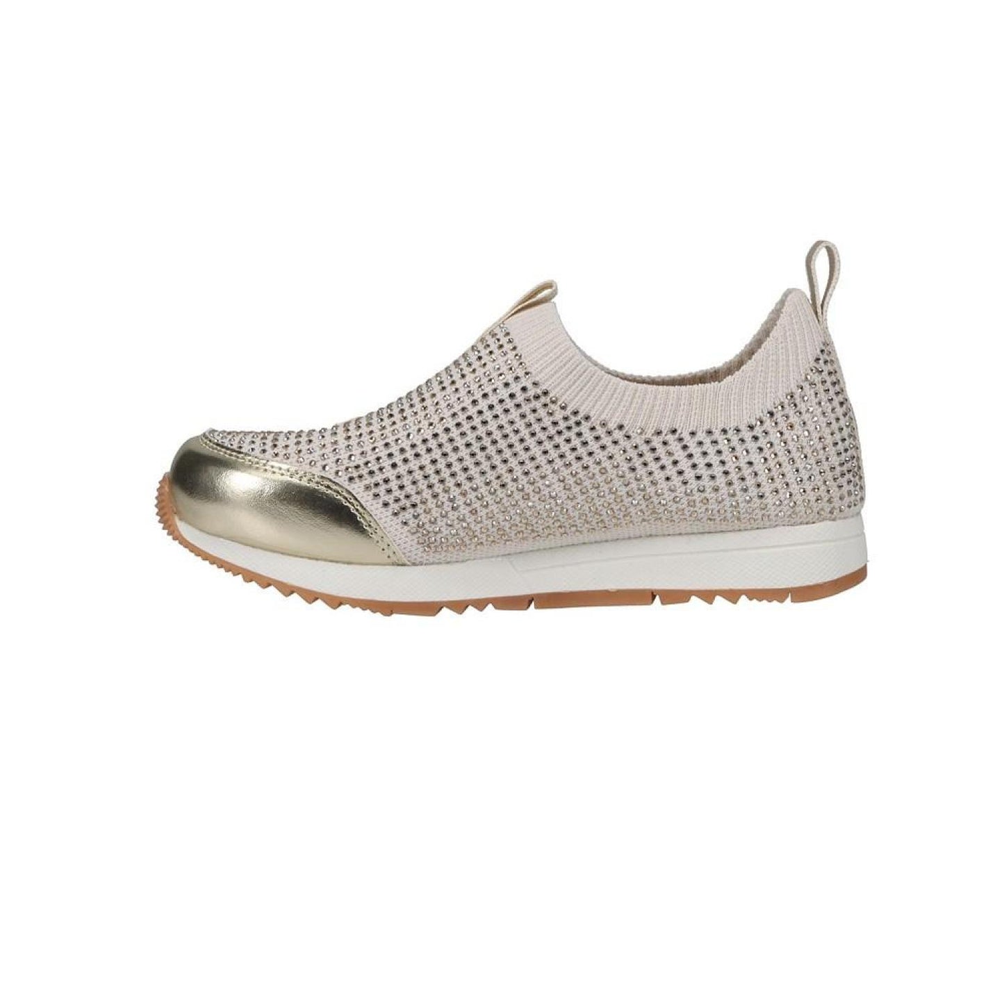 Little Girls Allie Sock Crystal Slip-On Sneakers