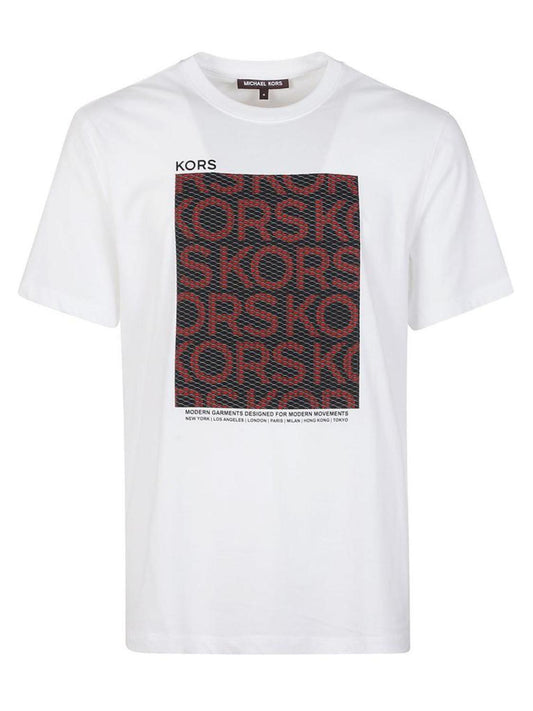 Michael Kors Graphic Printed Crewneck T-Shirt