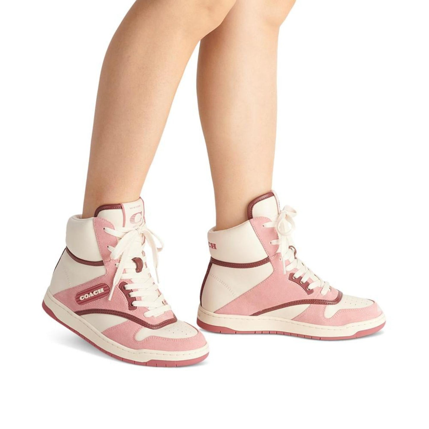 Women's C Puffy Lace Up High Top Sneakers