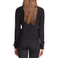 Crop Shaker Zip Sweater