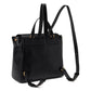 Katy Textured Leather Medium Flap Backpack