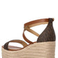 Michael Michael Kors Serena Logo Printed Wedge Sandals