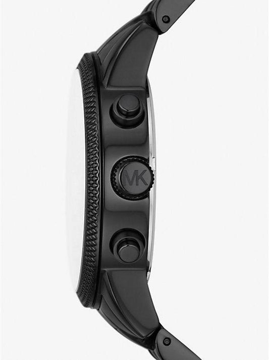 Oversized Hutton Black-Tone Watch