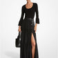 Organic Silk Crepe De Chine Tiered Skirt