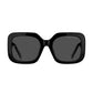 53MM Square Colorblocked Sunglasses