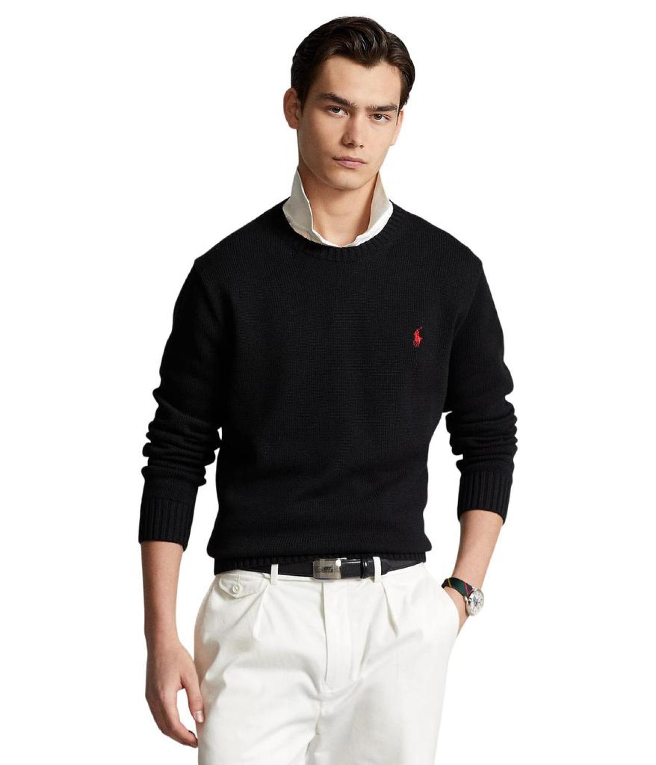 Cotton Crew Neck Sweater