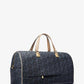 Grayson Extra-Large Empire Signature Logo Stripe Weekender Bag