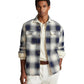 Plaid Fleece Shirt Jacket