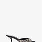 Anita Ocelot Print Calf Hair Sandal