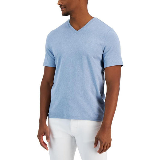 Men's Solid V-Neck T-Shirt