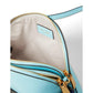 Morgan Saffiano Leather Double Zip Dome Crossbody