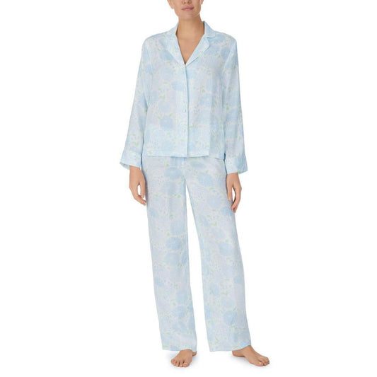 Charmuese Long Sleeve Long PJ Set