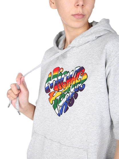 Michael Michael Kors Pride Heart Logo Hoodie Dress