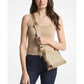 Logo Jet Set Charm Large Dome Crossbody with Webbing Strap