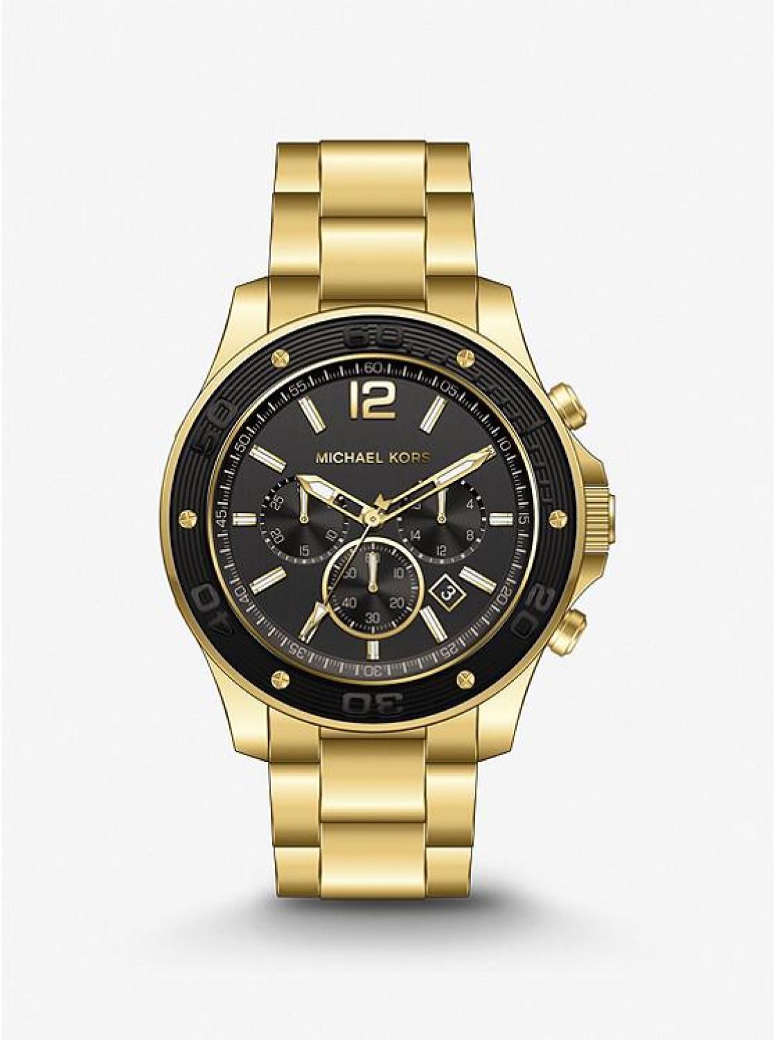 Oversized Nolan Gold-Tone Watch