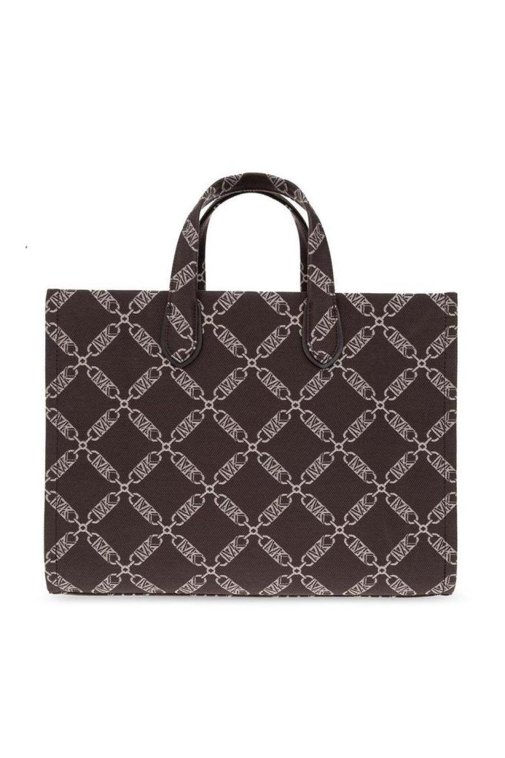Michael Michael Kors Gigi Logo Jacquard Large Tote Bag