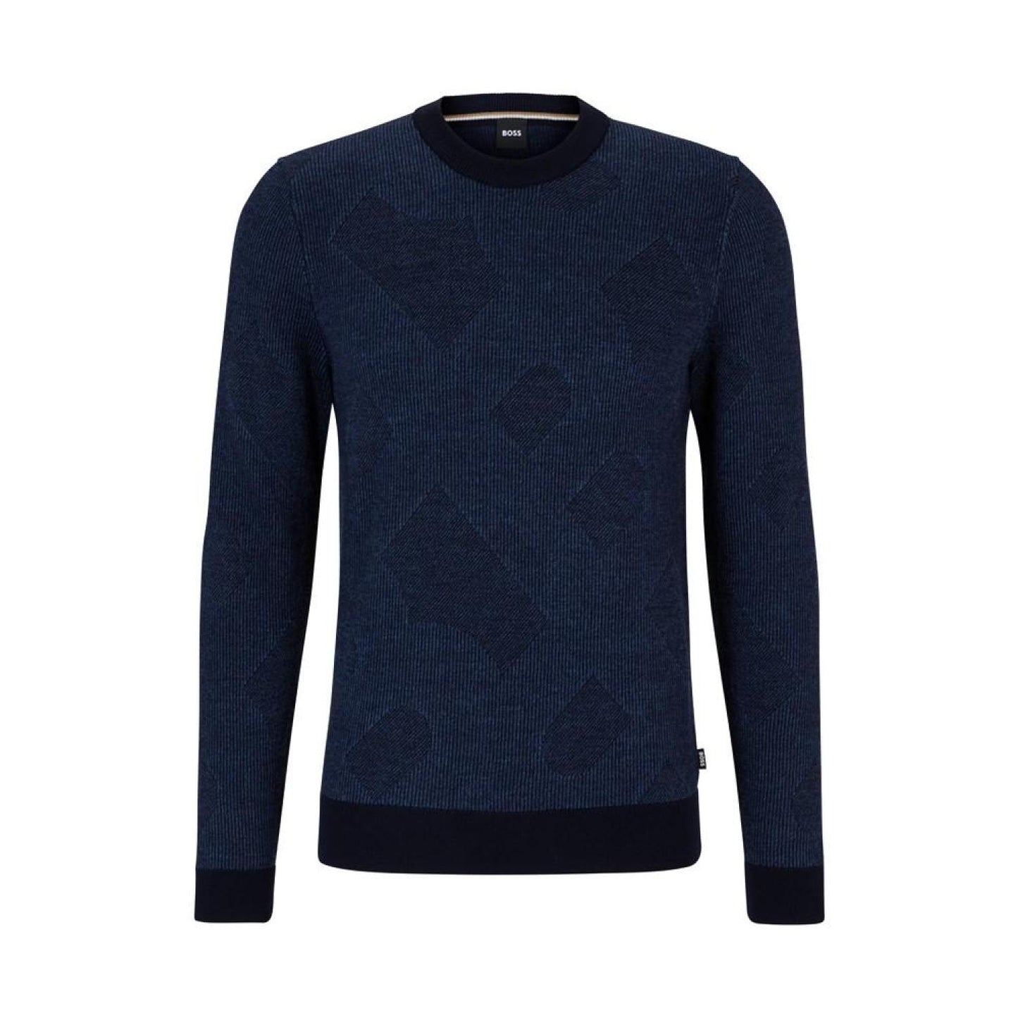 Men's Two-Tone Monogram Sweater