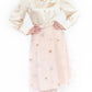 Metallic Tulle Skirt In Snowflake
