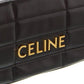 CELINE Monochrome Quilted Leather Shoulder Bag