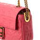 FENDI Baguette Midi FF Leather Shoulder Bag
