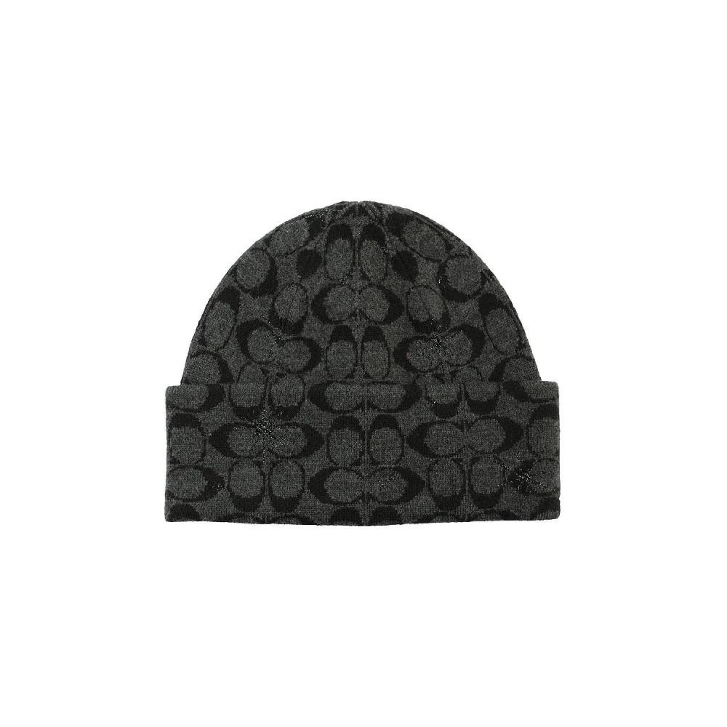 Women's Signature Logo Shimmer Star Print Beanie