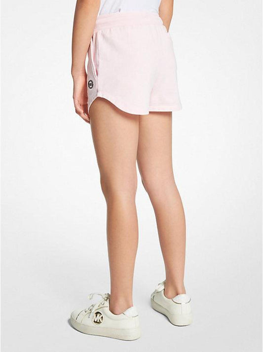 Stretch Cotton Drawstring Shorts