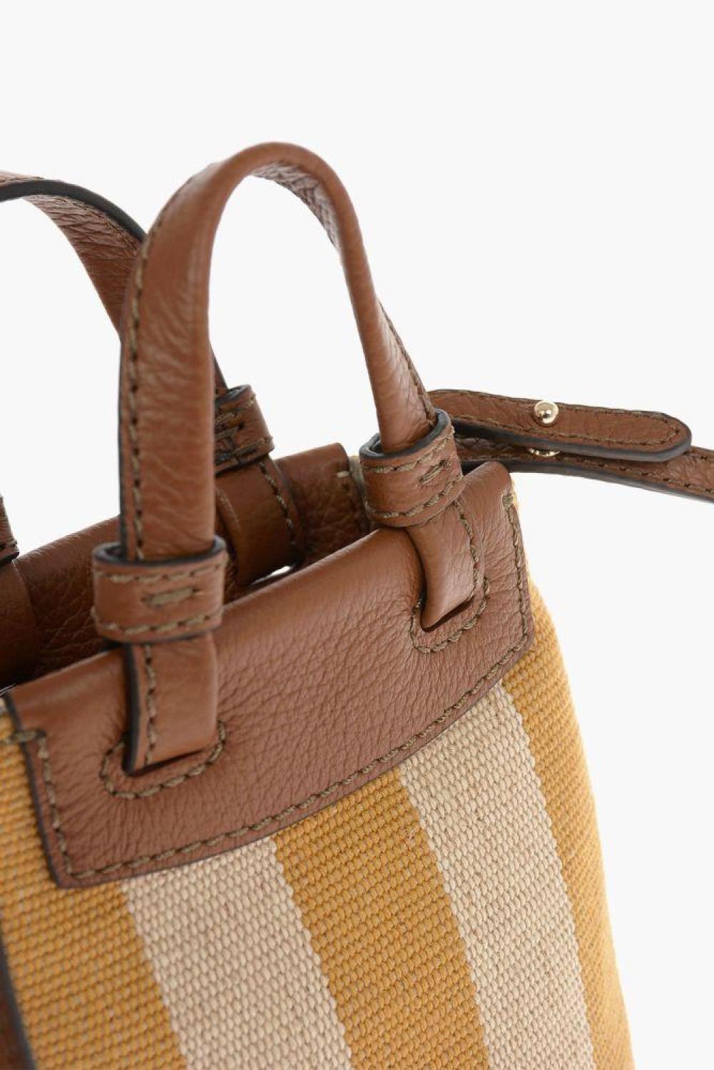 Awning Striped MERAVIGLIA VERTICAL Mini Crossbody Bag