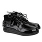 Saint Laurent Men's Patent Leather Hi Top Sneakers