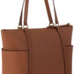 Michael Kors Women's Sullivan Top Zip Leather Tote Bag