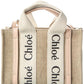 Chloé Woody Mini Canvas & Leather Tote