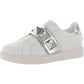 Kenna Womens Leather Studded Casual and Fashion Sneakers
