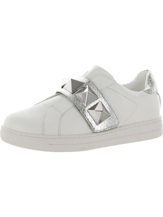 Kenna Womens Leather Studded Casual and Fashion Sneakers