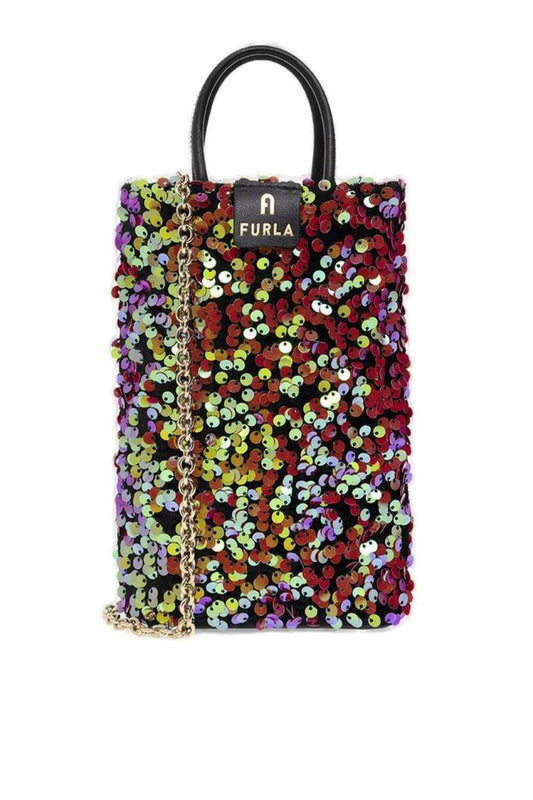 Furla Sequin-Embellished Mini Tote Bag