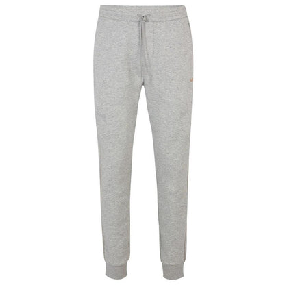 Men's Grid Embroidery Tracksuit Bottoms